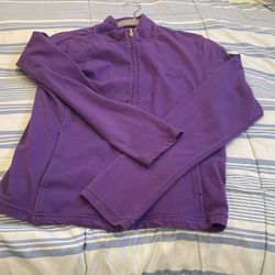 FILA WOMANS SPORT JACKET-SIZE MEDIUM ZIPPER FRONT $5 Color : Purple