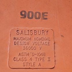 Salisbury Class 4 Rubber Blanket 36" x 36" - 900E-ES