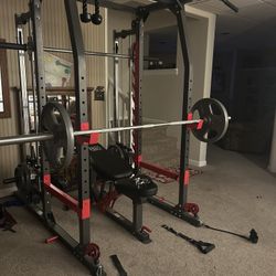 Marcy Pro Smith Home Gym Training Machine System Cage