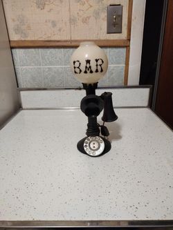 Vintage Table Top Bar Light 