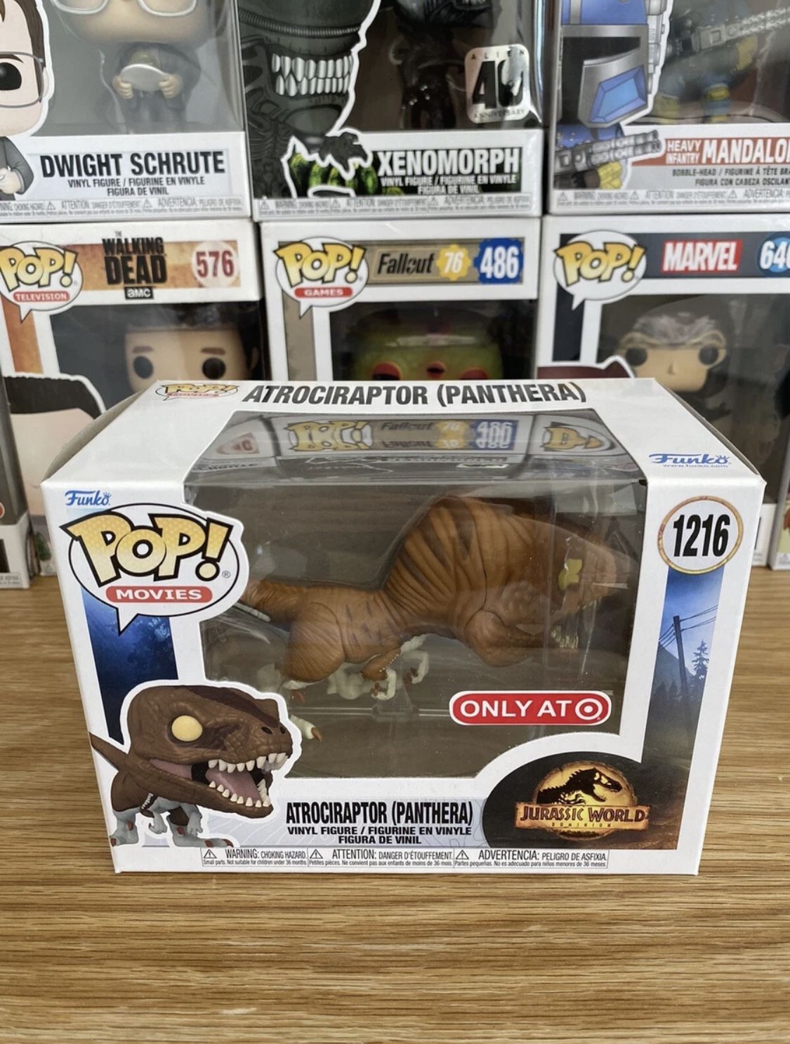 Funko Pop! Jurassic World Atrociraptor (Panthera) 1216 - Never Opened, Great Condition