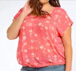 Torrid Floral print Chiffon top