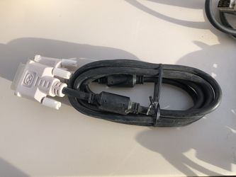DVI Male To Male 6ft Cable 