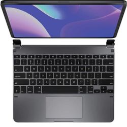 Brydge 12.9 Pro+ Wireless Keyboard with Trackpad for iPad Pro 12.9-inch (2020 & 2018) | Aluminum Wireless Bluetooth 5.0 Keyboard | Native Multi-Touch 