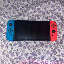 Nintendo Switch With Super Mario 3D World And SD Card