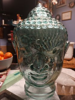 Glass Buddha Head