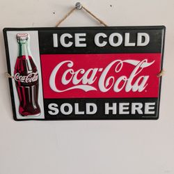 Coca Cola Tin Sign