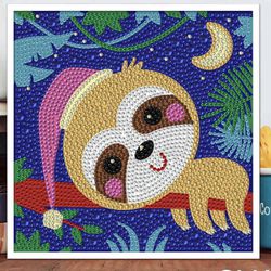 Sloth Diamond Painting Kit