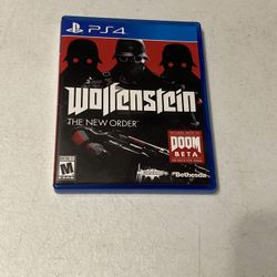 Sony PlayStation 4 Wolfenstein: The New Order Game 