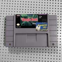 Disney’s The Jungle Book Super Nintendo Video Game (1994) SNES Virgin