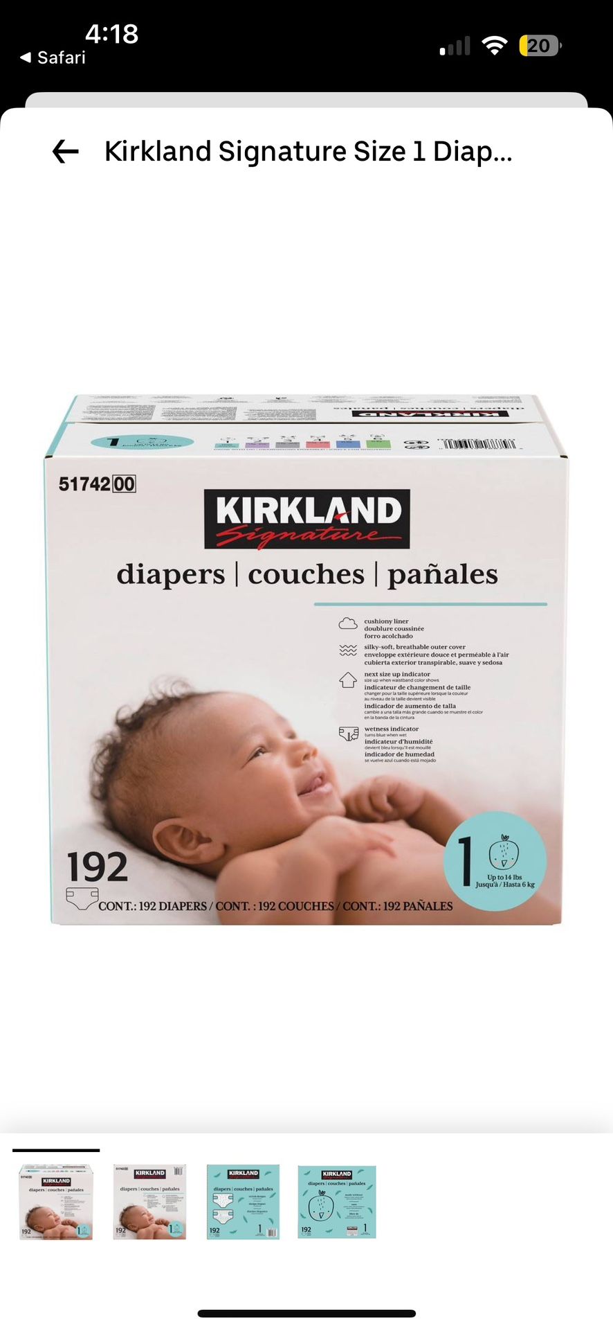 Kirkland Diapers