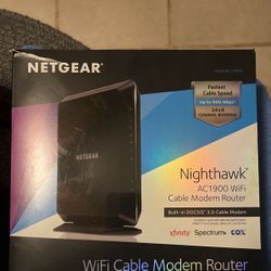 NETGEAR  Nighthawk AC1900 WiFi Modem Router
