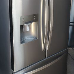 Kenmore 3 Door Stainless Steel Refrigerator 