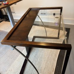Glass Topped Desk