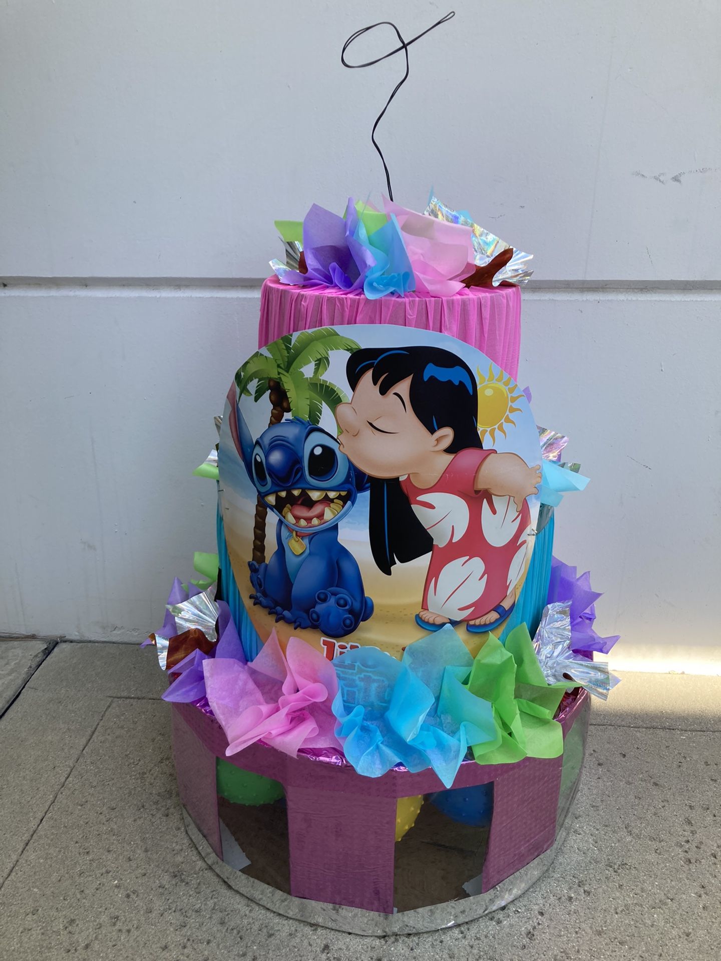 Lilo And Stitch Piñata With Balls