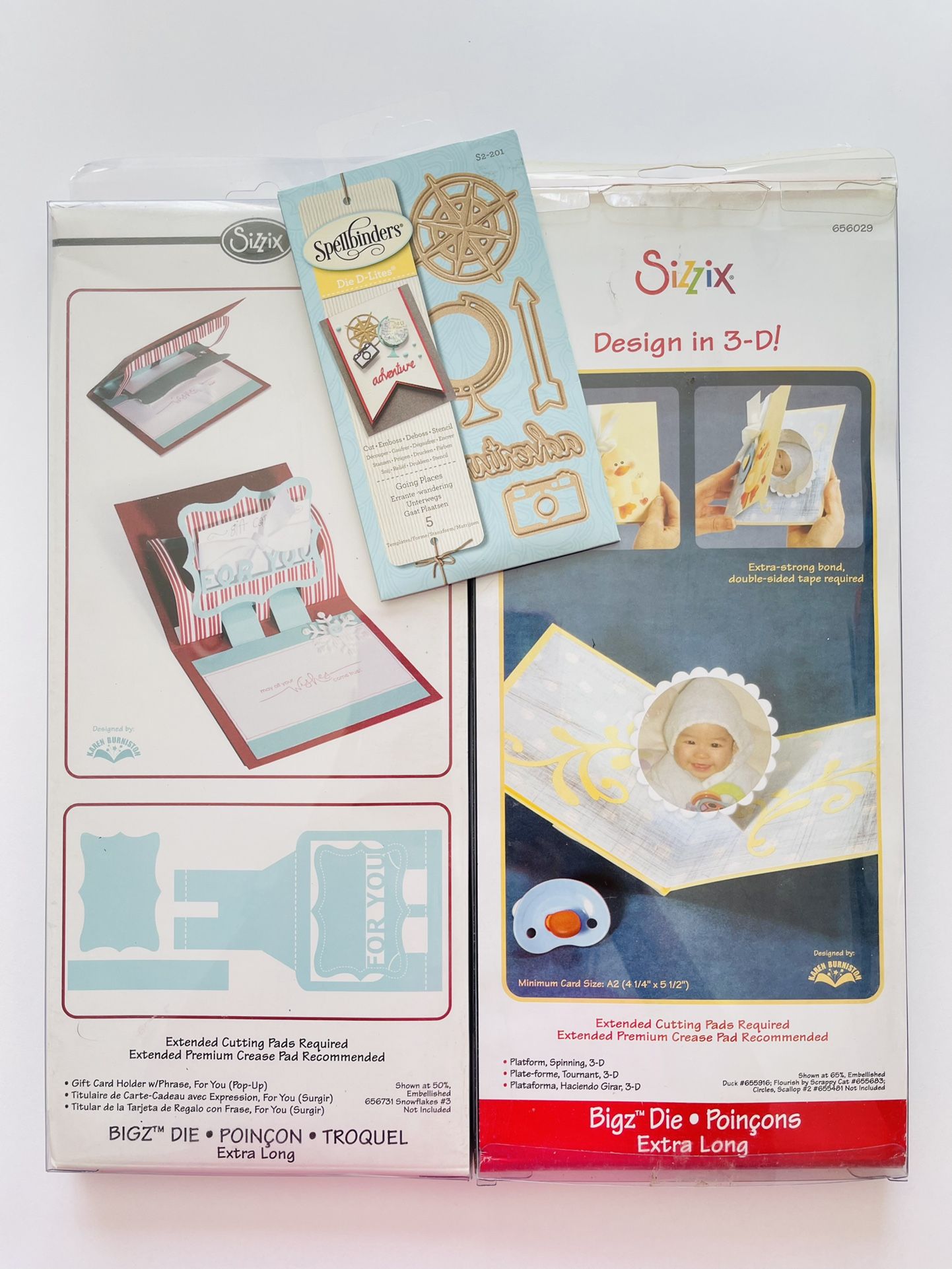 Sizzix Large Bigz Dies X2 + Spellbinder