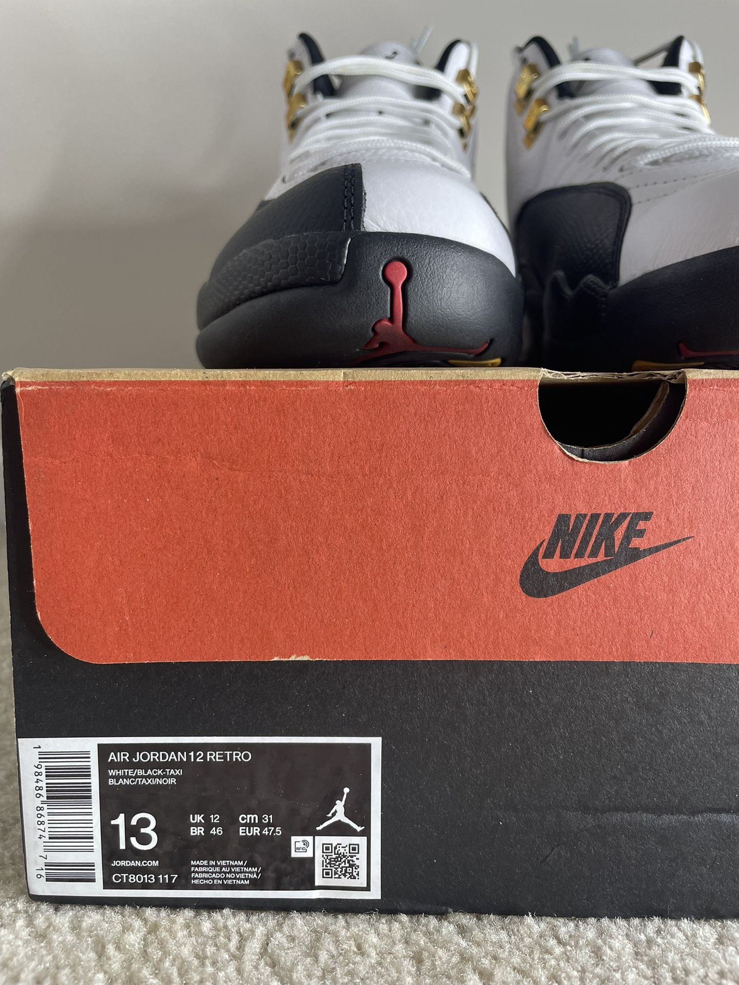 Air Jordan 12 Retro Taxi (2025) Size 13