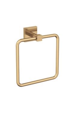 Amerock 6-1/16" Towel Ring – Champagne Bronze Wall Mounted Bath Accessory