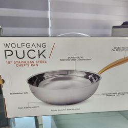 10" Stainless Steel Chef's Pan