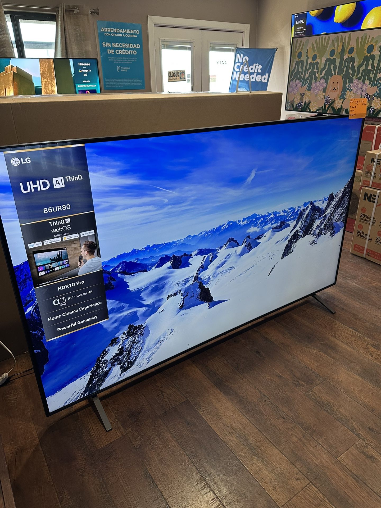 86” Lg UHD 4K Smart TV 120Hz Ur8000
