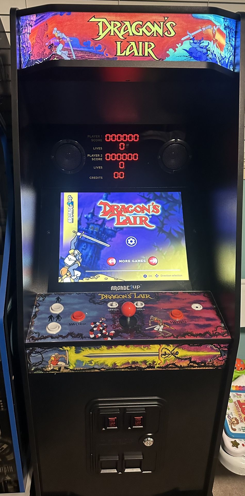 Dragon’s Lair Arcade 1up Arcade Game