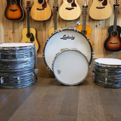 1966 Ludwig Drum Kit In Blue Oyster Ringo Style