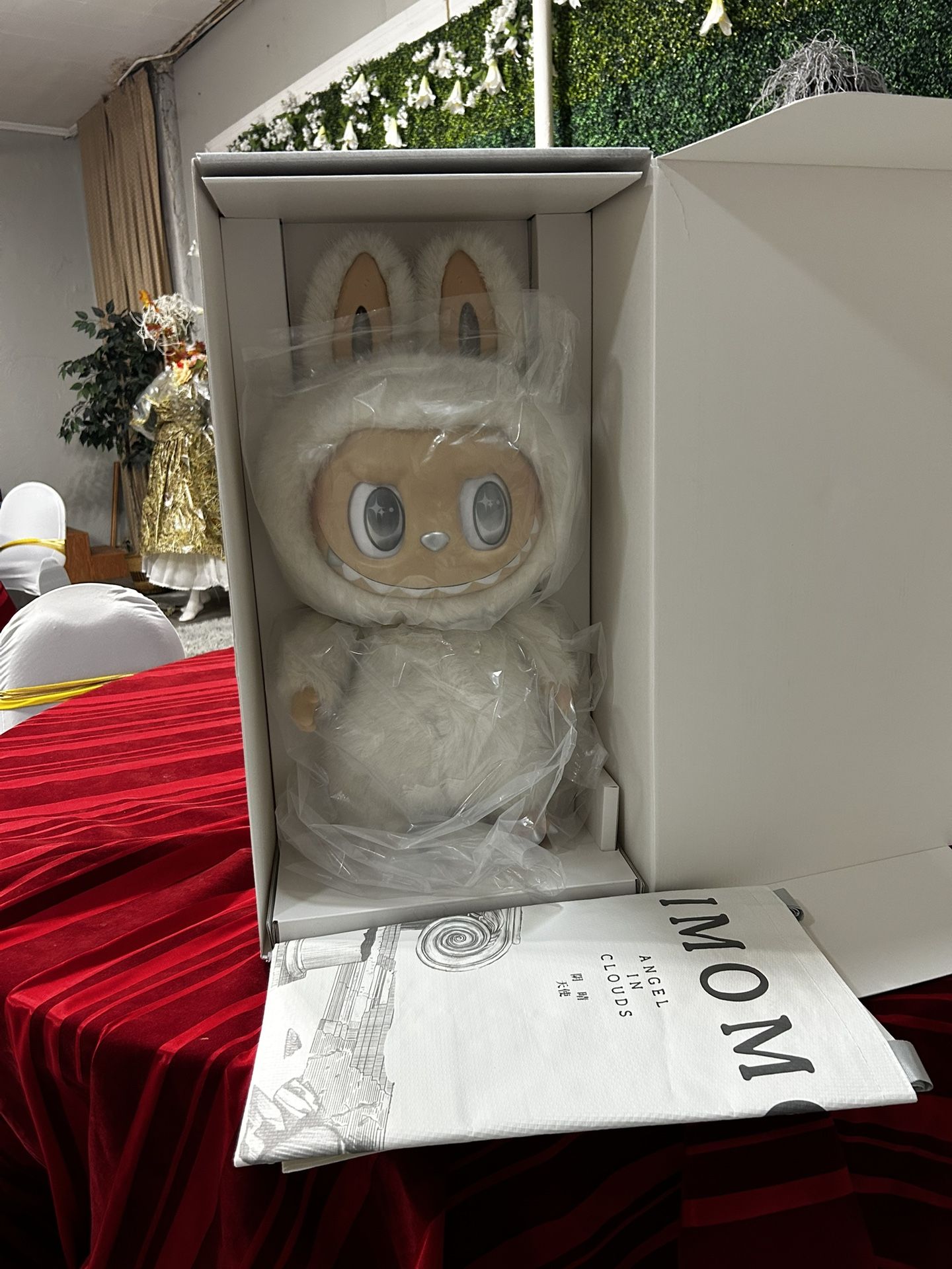 Labubu Angel in Clouds Vinyl Face Doll