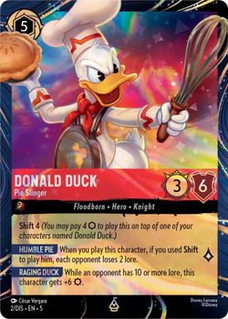 Donald Duck - Pie Slinger - Disney Lorcana Promo Cards (DLPC)