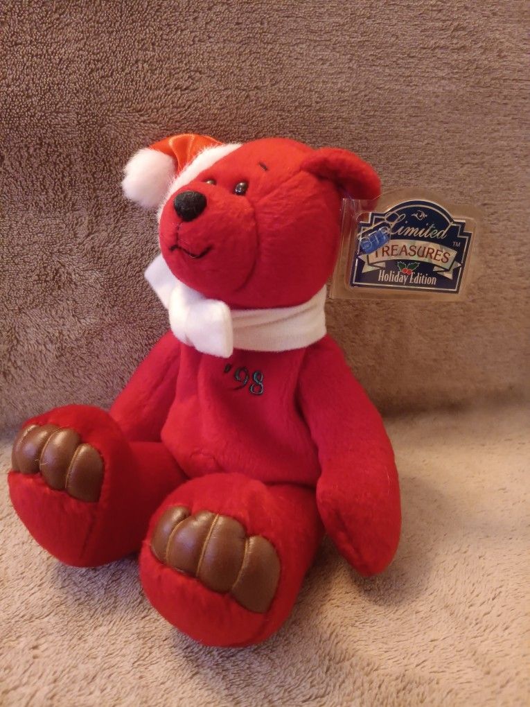 '98 Red Bear Holiday Bear