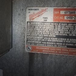 Milwaukee panel saw