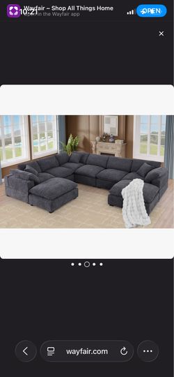 Brand new in box sectional couch