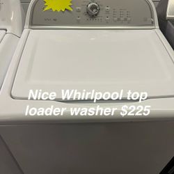 Nice Whirlpool Top Loander Washer 