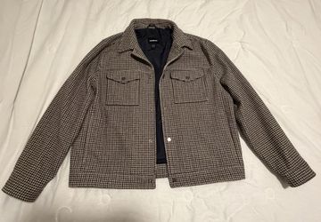 Men’s Express Wool Shell Coat Size XL