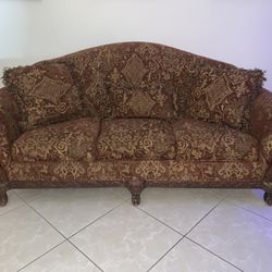 Set of 2 Couch and Chair Fabric Set From Thomasville