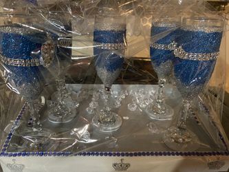 5 copas De Brindis Hermosas
