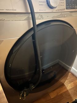 Rose gold Samsung front loader and dryer