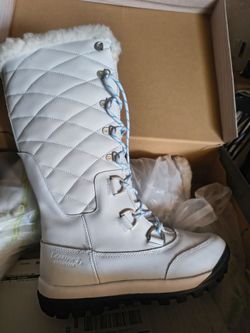 Size 10 Bear Paw Isabella Waterproof Boots White