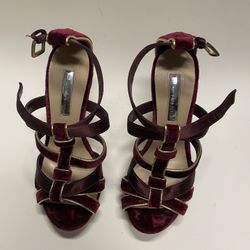 4.5” Strappy Open Toe Pencil Heels