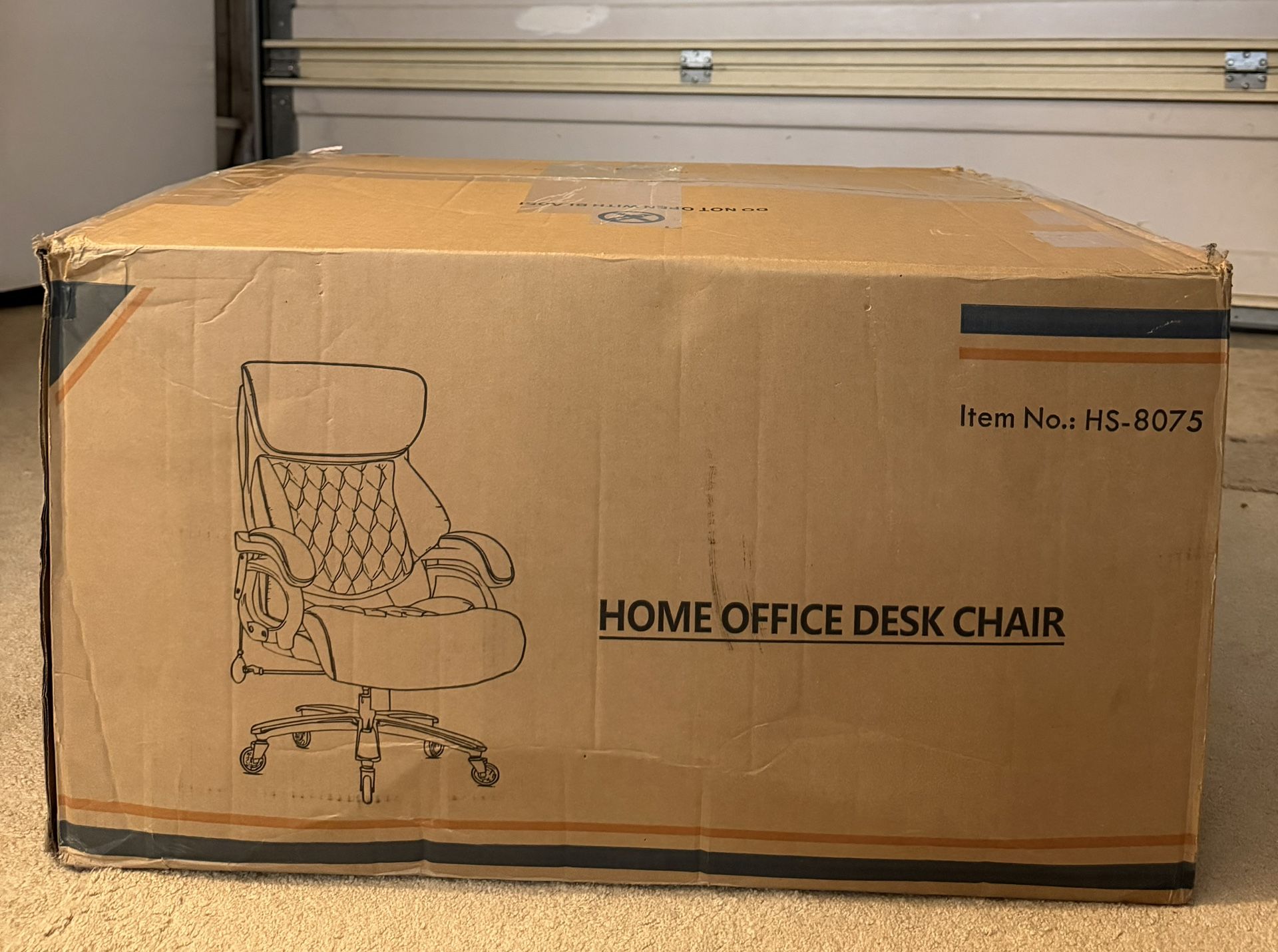 Brand New Heavy Duty Executive Office Chair – High Back, Extra Comfort - Unopened Box