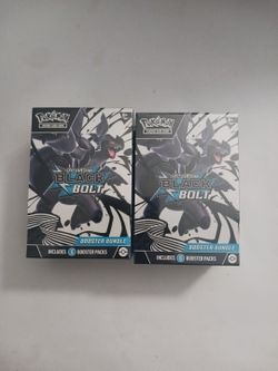 Pokemon TCG: Black Bolt - Booster Bundle Lot of 2 (New/Factory Sealed)