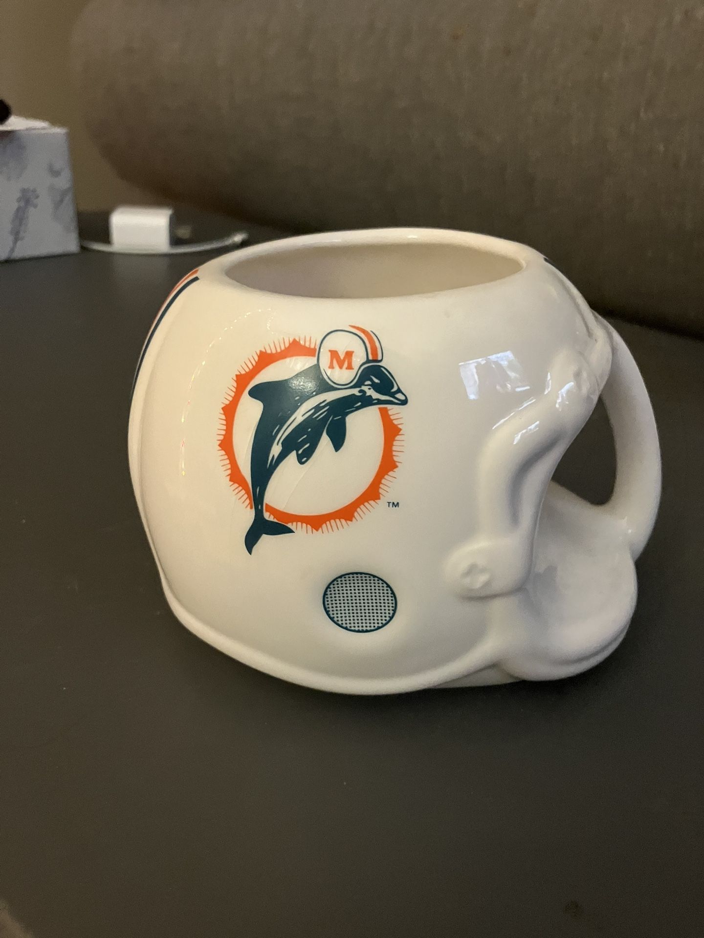 Old School Dolphins Helmet Mug