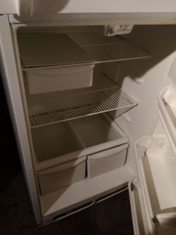 White refrigator