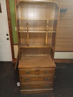 Nice solid dresser with removable shelves