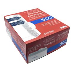 6 Boxes Of 500 Letter Sized Envelopes 