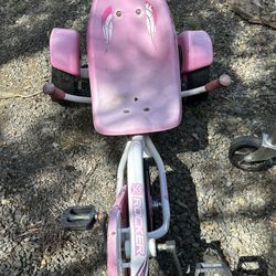 A pink cart for kids!