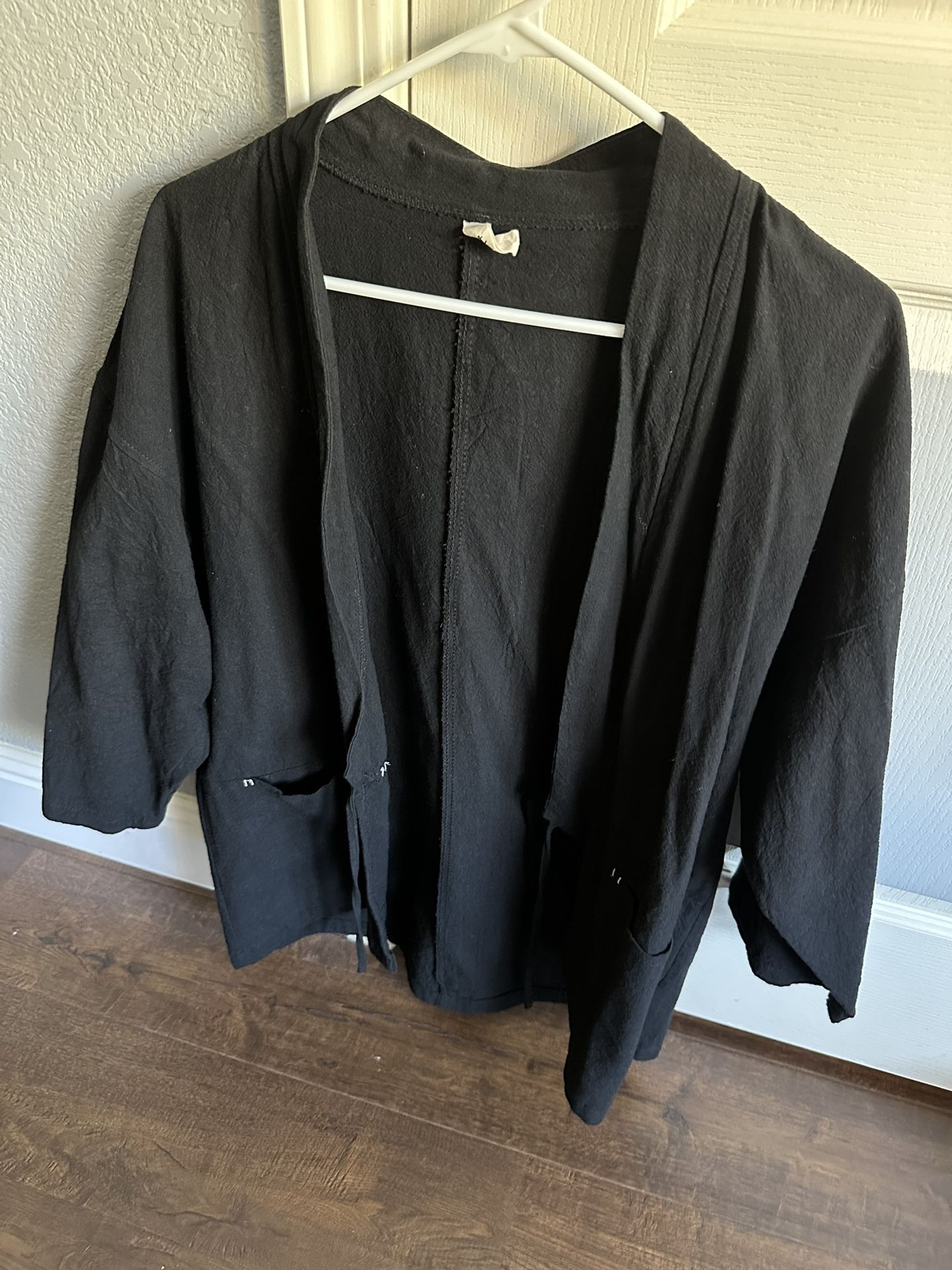 Men's Haori Japanese Streetwear Cardigan Sz M/L