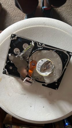 Hard Drive HDD Disassembled for Parts