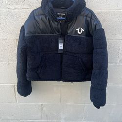 New Womens True Religion Sherpa Jacket 