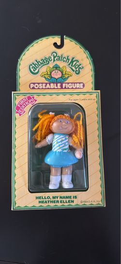 Vintage Cabbage Patch Kids Poseable Figure Heather Ellen