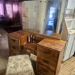 Gorgeous Wood, Antique Vanity